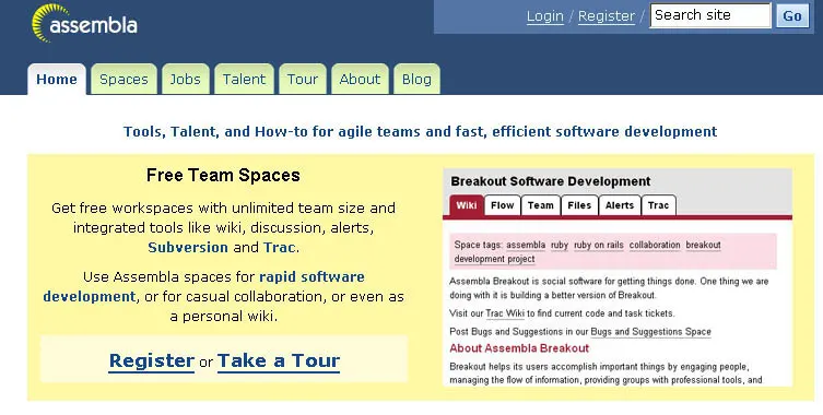 무료 개발 지원 사이트 SVN+TRAC+WIKI / assembla.com